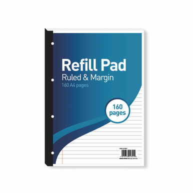 Hamelin Ruled Ref Pad A4 80SHT PK5 - -