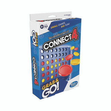 Connect 4 Grab And Go Portable Game - -
