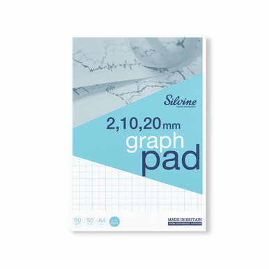 Silvine Graph Pad 2/10/20 50SHTS A4 - -