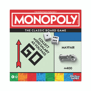 Hasbro Monopoly Classic Board Game - -