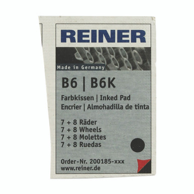 Colop Reiner B6/8K Rep Pad BLK PACK2 - -