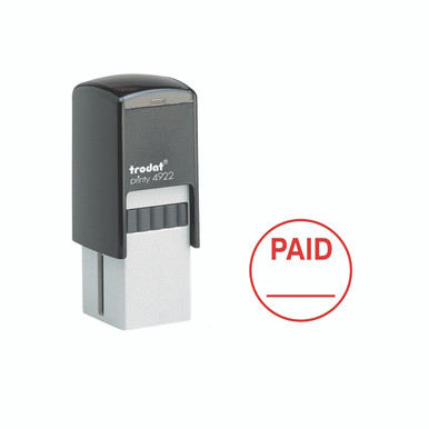 Trodat Circular Word Stamp - Paid - -