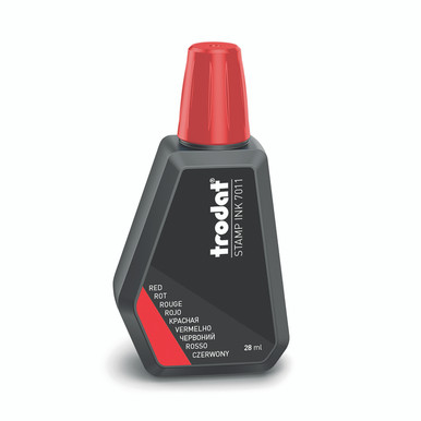 Trodat 7011 Stamp Pad Ink Red - -