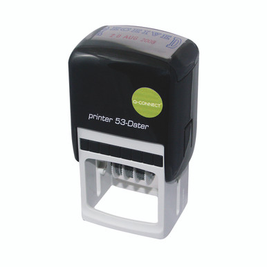 Q-Connect Custom Dte Slf-Inking Stmp - -