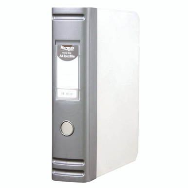 Hermes A4 HD 80MM Box File 2D SILV - -