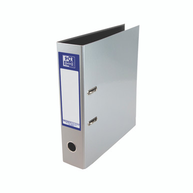 Oxford 70MM Lever Arch A4 Met Silver - -