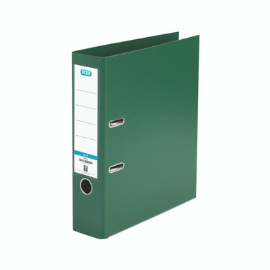 Elba 70MM Lever Arch A4 PVC Green - -