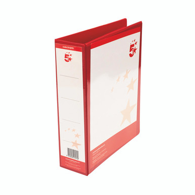 Pres Lever Arch File A4 PP 58MM Red - -