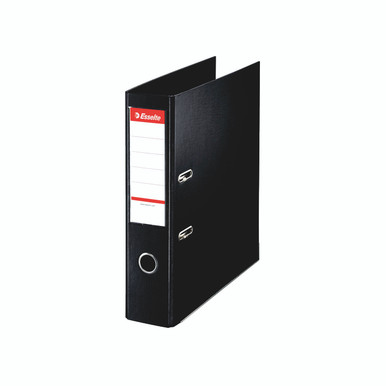 Esselte 75MM Lach File A4 Black PK10 - -