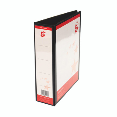 Pres Lever Arch File A4 PP 58MM BLK - -