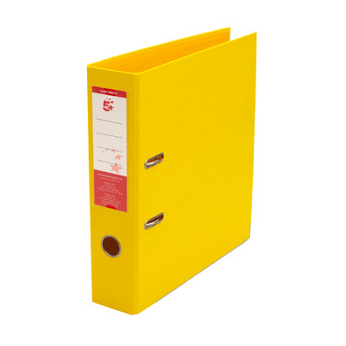 Prem Lever Arch File A4 PP Ylw PK10 - -