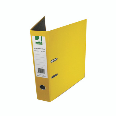 Q-Connect Lever Arch File Fs Yellow - -