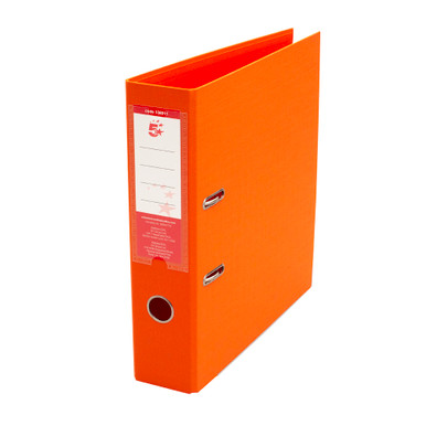Prem Lever Arch File A4 Orange PK10 - -