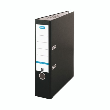 Elba Board Lever Arch A4 Black PK10 - -