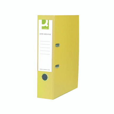 Q-Connect Lever Arch File Fs Yellow - -