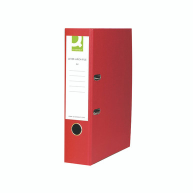 Q-Connect Leverarch Pprb A4 Red PK10 - -