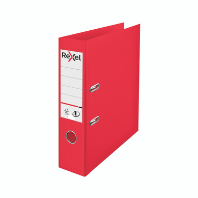 Rexel Choices 75MM Lever Arch A4 Red - -