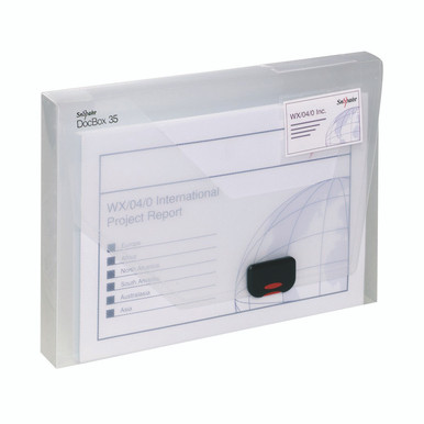 Snopake Docbox 35MM Clear PK 1 - -