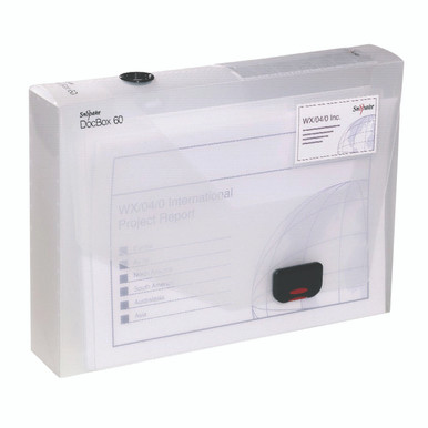 Snopake A4 60MM Clear Document Box - -