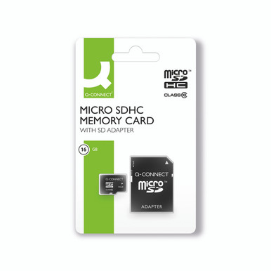 Cw Office Q-Connect Microsd Card 16GB Class 10