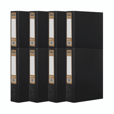 Pukka Recycled Box File FC BLK PK8 - -