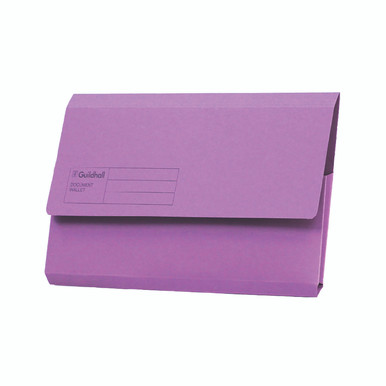 Guildhall Doc Wallets FC Violet PK50 - -