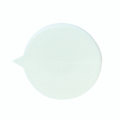Gosecure Plain Round Seals WHT PK500 - -