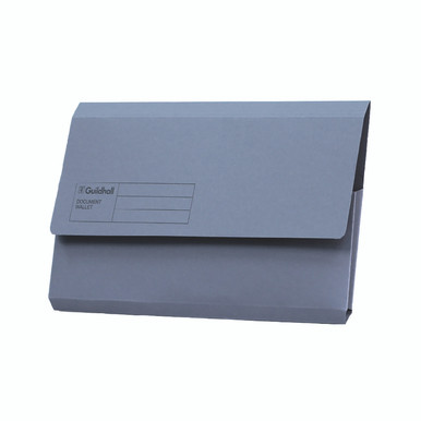 Guildhall Doc Wlt Foolscap Blue PK50 - -