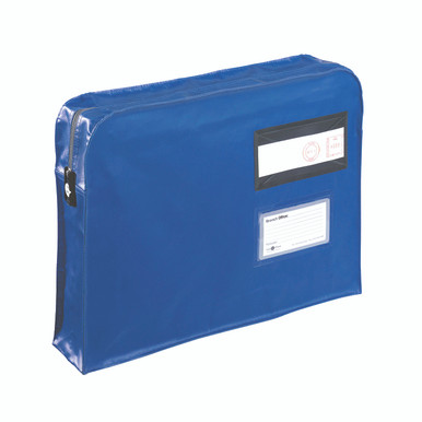 Gusset Mailing Pouch Blue - -