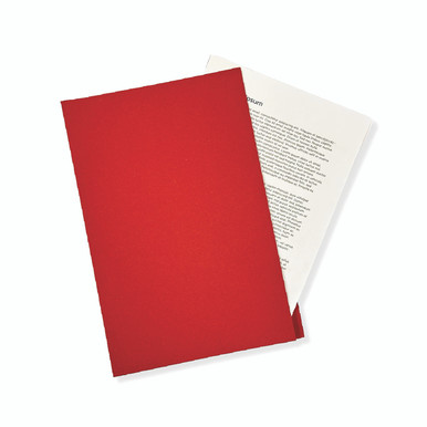 Guildhall Sq Cut Fldr FC Red PK100 - -