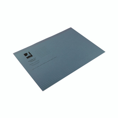 Q-Connect Sq Cut Folder Fs Blue - -
