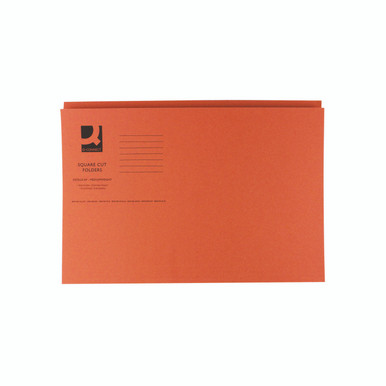 Q-Connect Sq Cut Folder FC Org PK100 - -