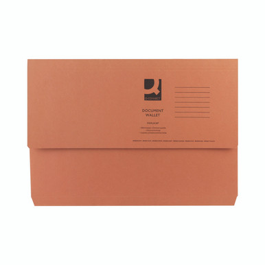 Q-Connect 1/2 Flap Doc Wlt Org PK50 - -