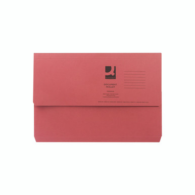 Q-Connect Doc Wlt Fs Red PK50 - -