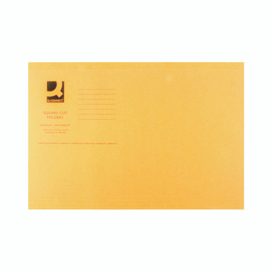 Q-Connect Sq Cut Folder Fs Orange - -