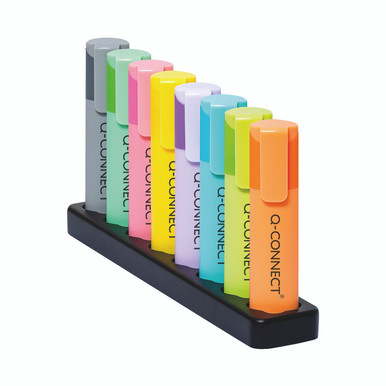 Q-Connect Deskset + Highlighters PK8 - -