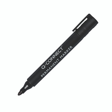 Q-Connect Perm Marker B/Tip BLK PK10 - -