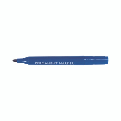 Blue Permanent Marker Bullet PK10 - -