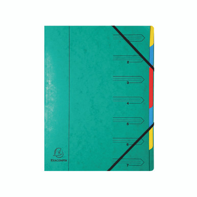 Europa 7 Part Organiser Green 54073E - -