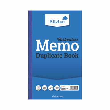 Silvine Dupl Memo Book 701-T PK6 - -