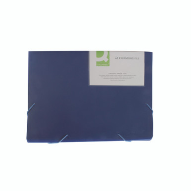 Q-Connect Expanding File 13-PKT BLU - -