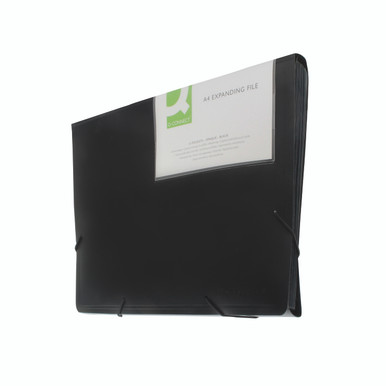 Q-Connect Expanding File 13-PKT BLK - -