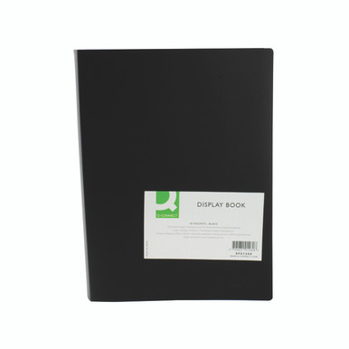 Q-Connect Display Book 40 Pocket BLK - -
