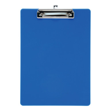 Clipboard Solid Plastic A4 Blue - -