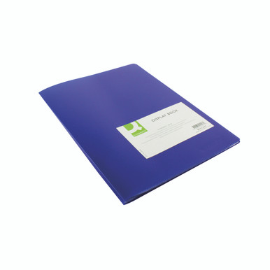 Q-Connect Display Book 10 Pocket BLU - -