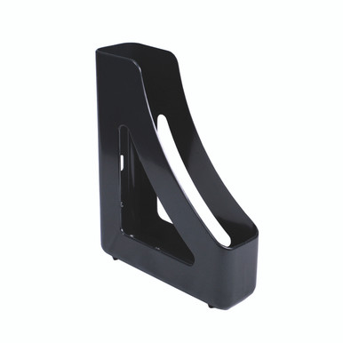 Q-Connect Exec Magazine Rack Black - -