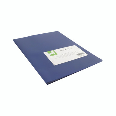 Q-Connect Display Book 20 Pocket BLU - -