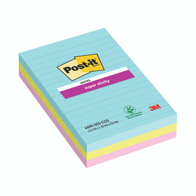 Post-It S/S Notes 101X152 Cosmic PK3 - -