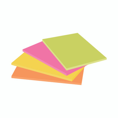 Post-It Ss Meeting Neon 149X98 PK4 - -