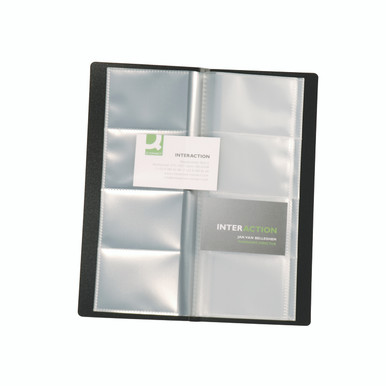 Q-Connect Name Card Holder 160 BLK - -